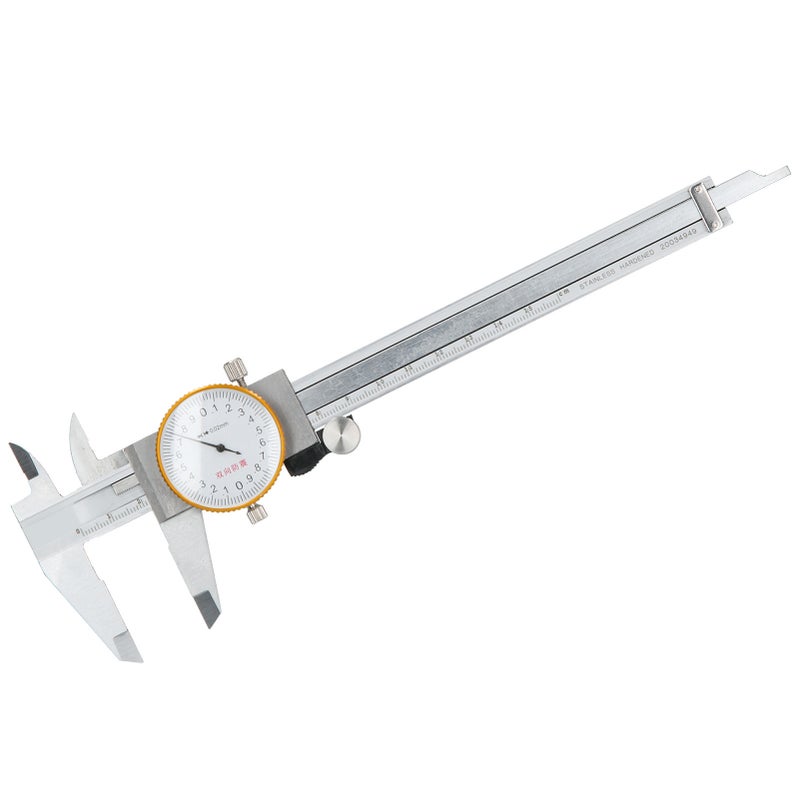 Dial Caliper Vernier 0.02 Double Shock Stainless Steel Manual Measuring Tool 0‑150mm - Image 4