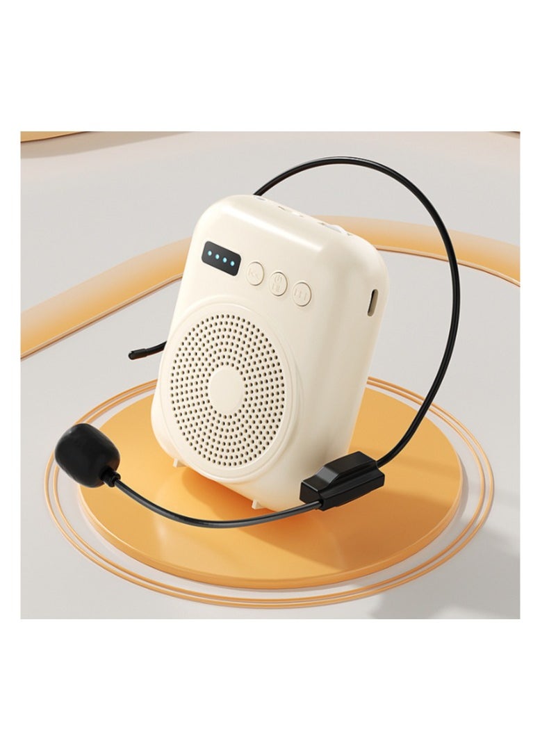 Generic Voice Amplifier with Wired Microphone Headset, Portable Rechargeable PA System Speaker Personal Microphone Speech Amplifier, Loudspeaker for Teachers, Tour Guides/Coaches Metting/Yoga/Fitness  - Image 2
