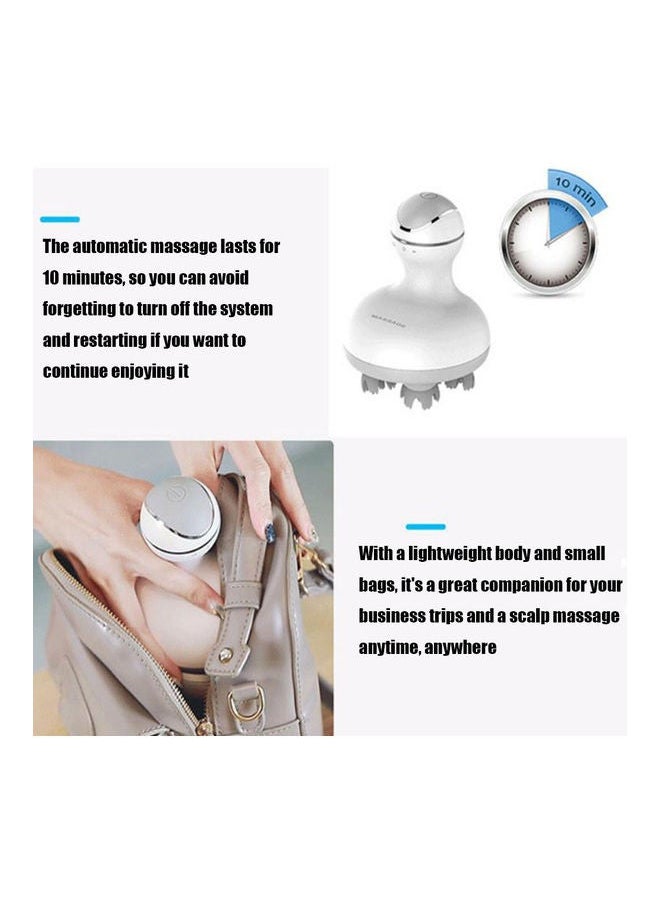 Arabest Waterproof Multi-Functional Head Massager | 3D Scalp Massager for Deep Relaxation & Stress Relief | Portable Electric Massage Device with Adjustable Intensity | Suitable for Hair Care, Headache Relief, and Scalp Stimulation at Home or Travel  - Image 3