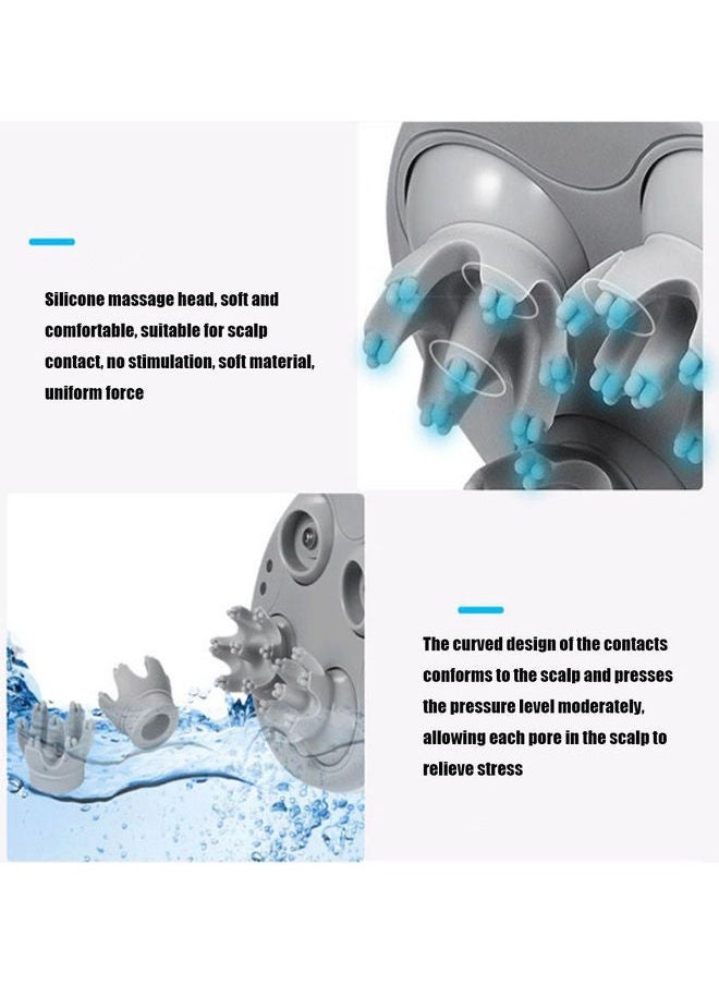 Arabest Waterproof Multi-Functional Head Massager | 3D Scalp Massager for Deep Relaxation & Stress Relief | Portable Electric Massage Device with Adjustable Intensity | Suitable for Hair Care, Headache Relief, and Scalp Stimulation at Home or Travel  - Image 4