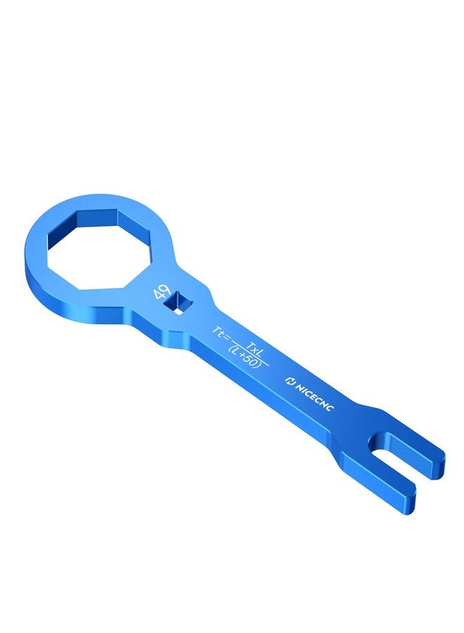 NICECNC Motorcycle Front Fork Cap Wrench 49mm Compatible with HONDA CRF 450R 09-14,Compatible with YAMAHA YZ125/250 06-20 YZ250F 06-20 YZ450F 06-20 YZ125X 17-20,See fitment - Image 1