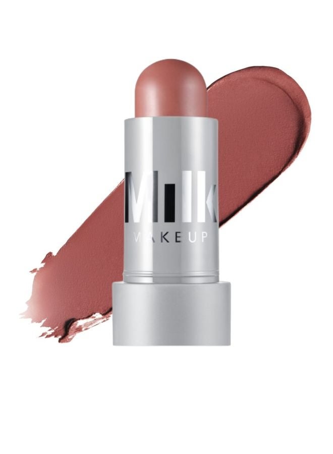 MILK MAKEUP Lip + Cheek Cream Blush Stick with Hyaluronic Acid – Wisp - Peachy Pink Rose, 0.28 oz/8 g - Image 1