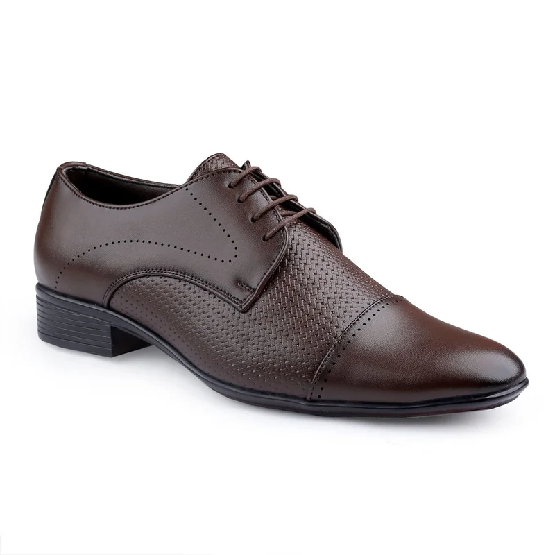 Bacca Bucci Brown HOMER Formal Shoes with Superior Comfort for Men | Best Price UAE