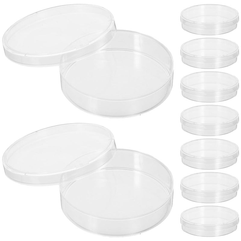 Sterile Plastic Petri Dish 90mm with Lid Heat Resistant for Laboratory Tissue Culture - Image 1