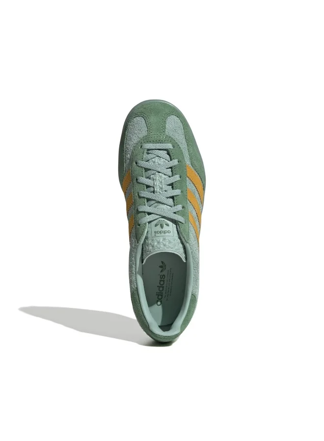 adidas Originals Gazelle Indoor W Green Originals Shoes