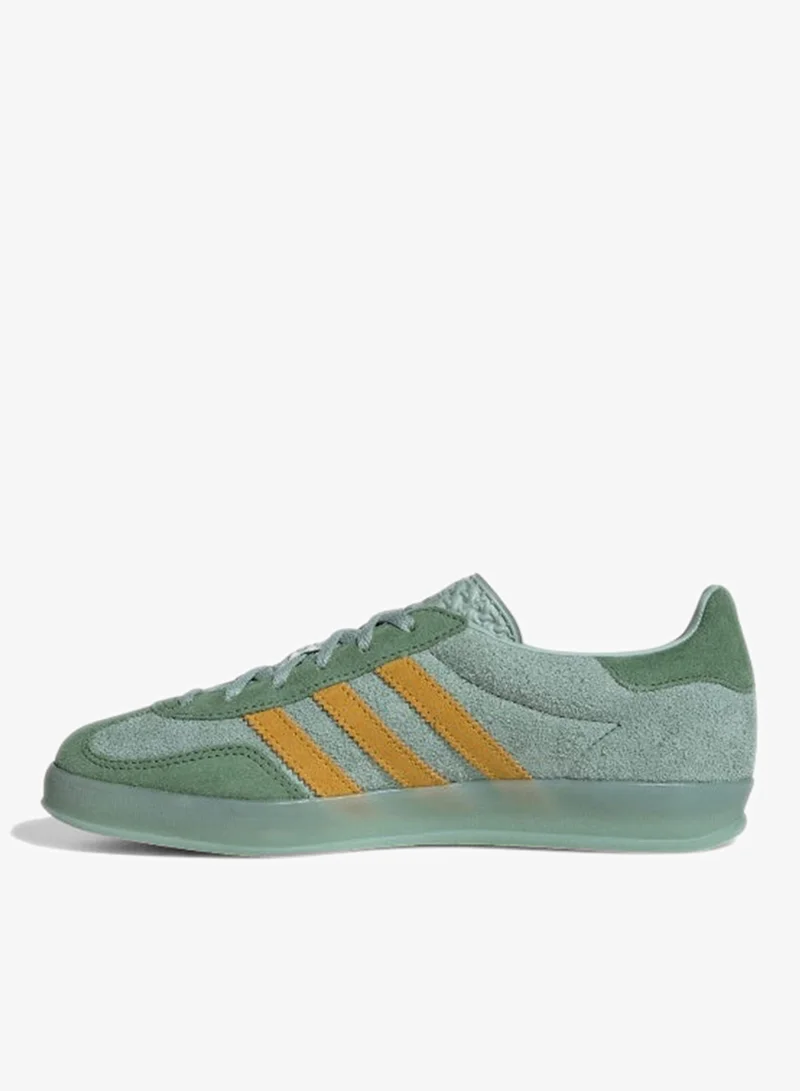 adidas Originals Gazelle Indoor W Green Originals Shoes