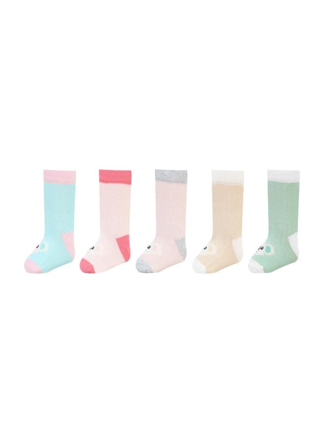 Bonjour Poochie Baby Kids Socks for Infants Pack of 5 - Image 2