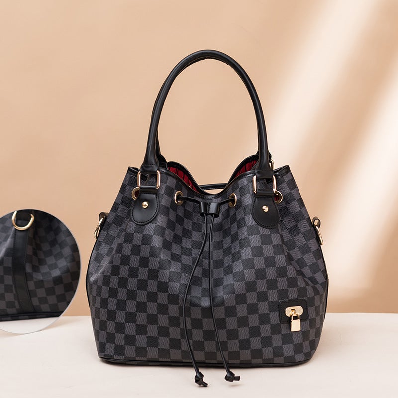 Fashion Brand Retro Large Capacity Portable Bucket Bag High-End Women'S Casual Women'S Bag - Image 3