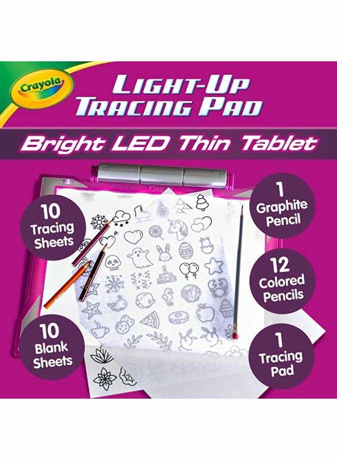 Crayola Light Up Tracing Pad Pink Easter Gifts For Girls & Boys Ages 6 7 8 9 - Image 5