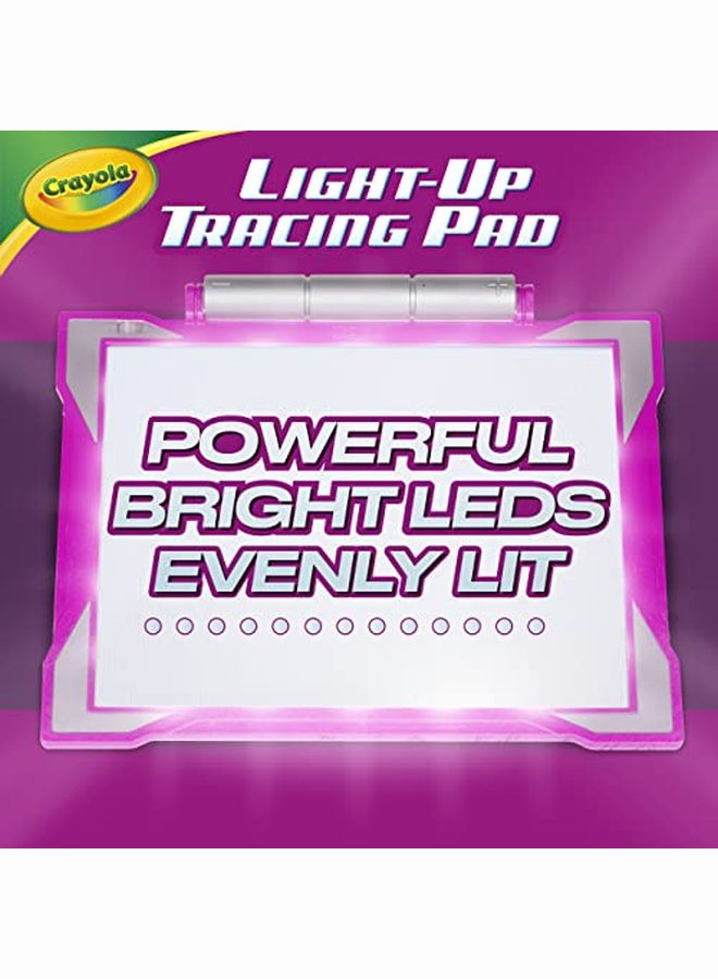 Crayola Light Up Tracing Pad Pink Easter Gifts For Girls & Boys Ages 6 7 8 9 - Image 3