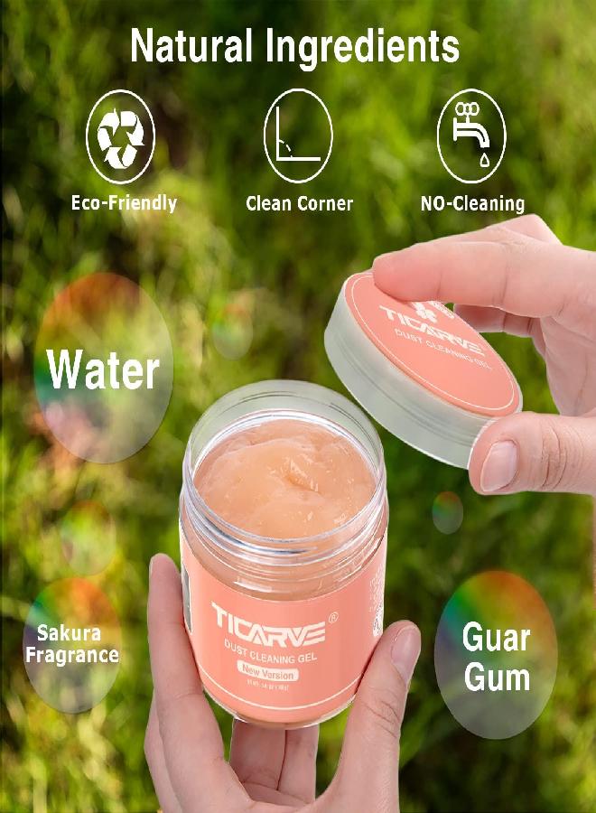 TICARVE Cleaning Gel for Car Detail Putty Car Vent Cleaner Putty Gel Detail Auto Tools Car Interior Cleaner Cleaning Mud for Car and Keyboard Cleaner Slime 2024 Upgrade - Image 4