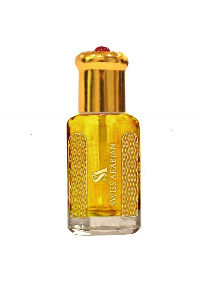 SWISS ARABIAN غدير 12 مل | عطر زيت عطر يدوي الصنع للنساء | كولونيا بأسلوب العطر التقليدي | من عطار سويس أرابيان | هدية رائعة / هدايا حفلات | زيت جسم بحجم الجيب - Image 1