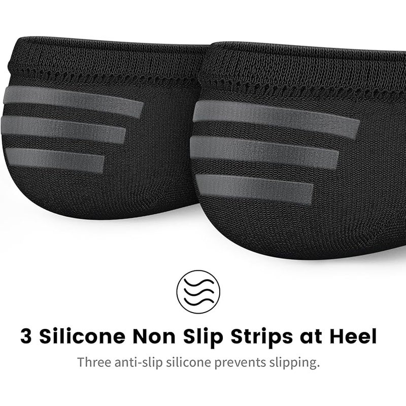 wernies No Show Socks Men 10 Pairs Low Cut Socks Thin Casual Invisible Socks with Non Slip Grips - Image 2
