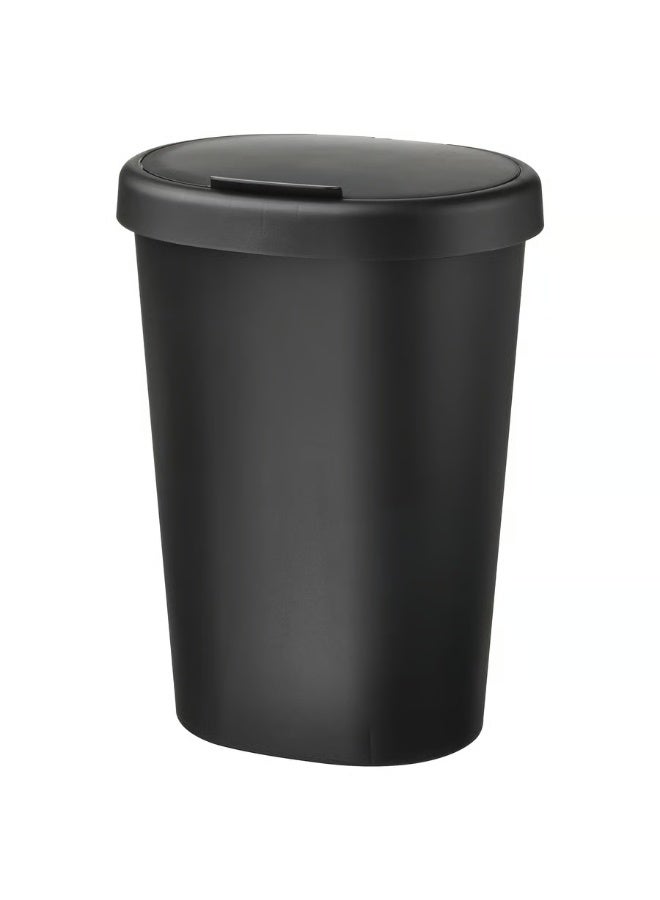 Bin With Lid Black 8L - Image 1