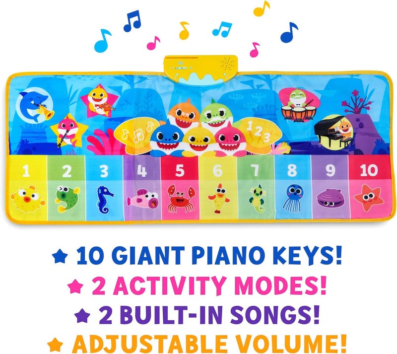 WowWee Baby Shark Official - Step & Sing Piano Dance Mat - Image 3