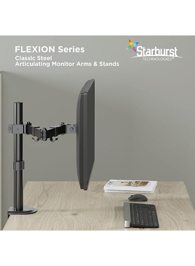 Desktop stand for a single monitor (15"-33") with adjustable height and VESA compatibility, model Z011 - Image 2