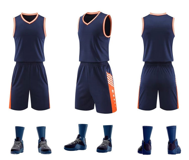 Generic Customizable Basketball Jersey Sets for Men and Women 885 royal blue 