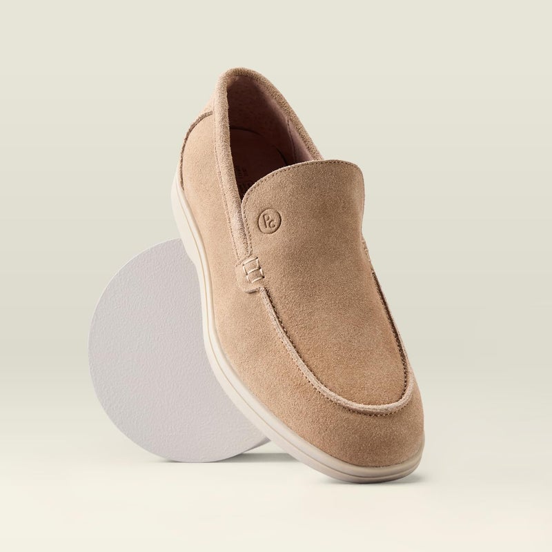 Project Cloud Mens Shoes 100% Genuine Leather with Memory Foam Insole Venetian Loafers for Men Footwear - Non Slip Moccasins Loafer Mens Casual Shoes (Mark, CMLSUEDE, 10) - Image 3