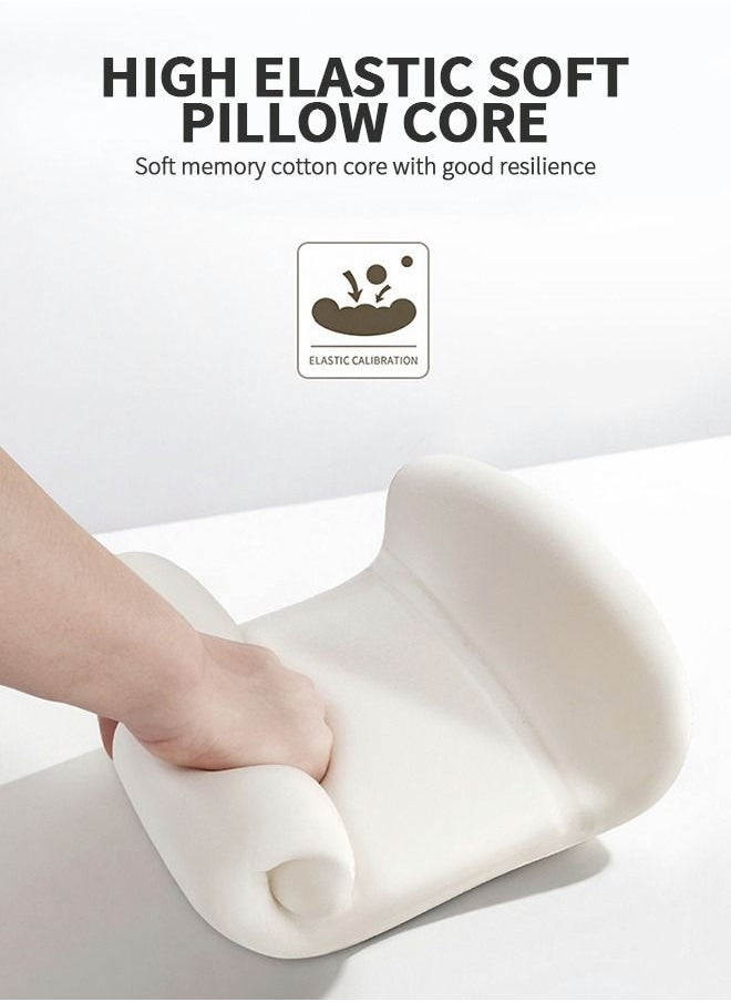 GROIC Lumbar Support Pillow and Car Headrest Neck Pillow Set,Car Back Cushion Lumbar Support and Car Neck Pillow Kit,Memory Foam Ergonomic Seat Cushion with Adjustable Strap Automotive Interior  - Image 5