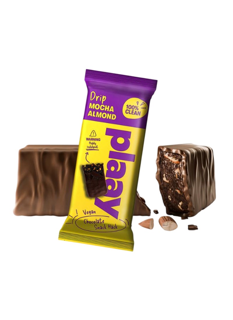 Plaay Mocha Almond Chocolate Bar - Image 1