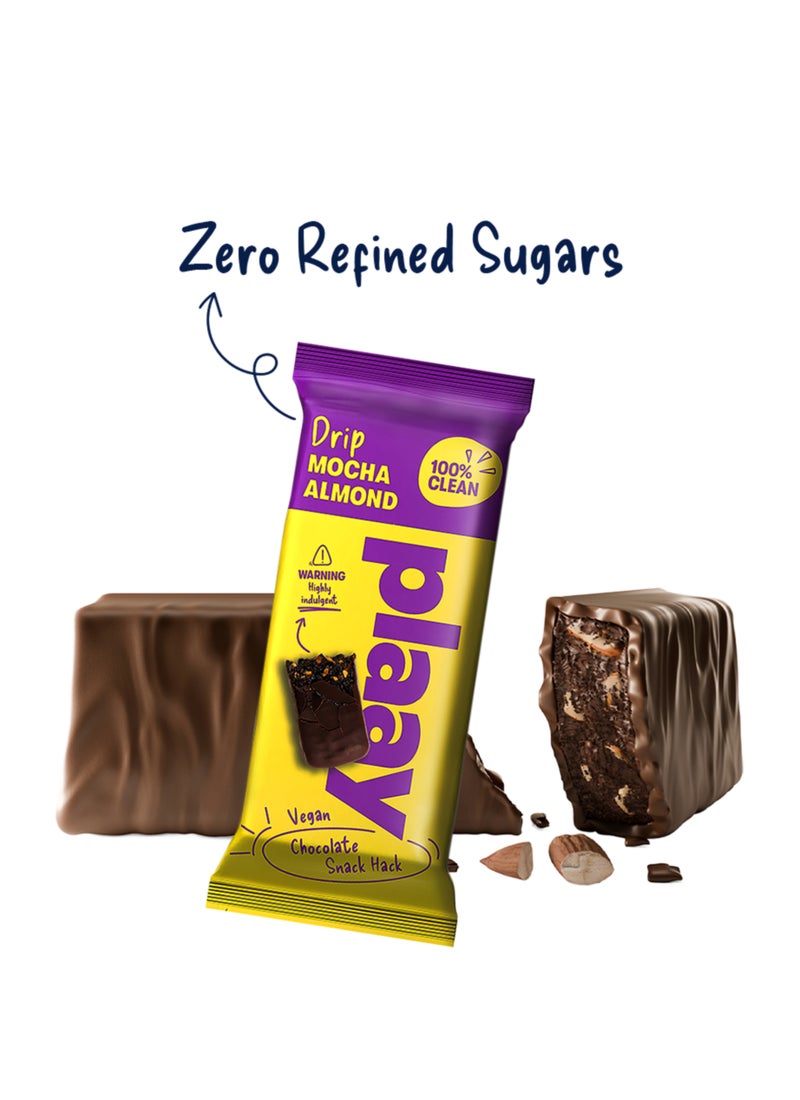 Plaay Mocha Almond Chocolate Bar - Image 2