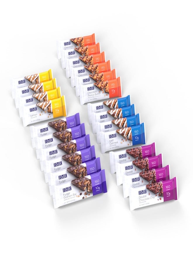 HMR Bar, Variety Pack of Protein Bars | Nutritious Snack to Support Weight Maintenance | Low Calorie Dessert | 10g of Protein | 5 Assorted Flavors, 24 Count - Image 2