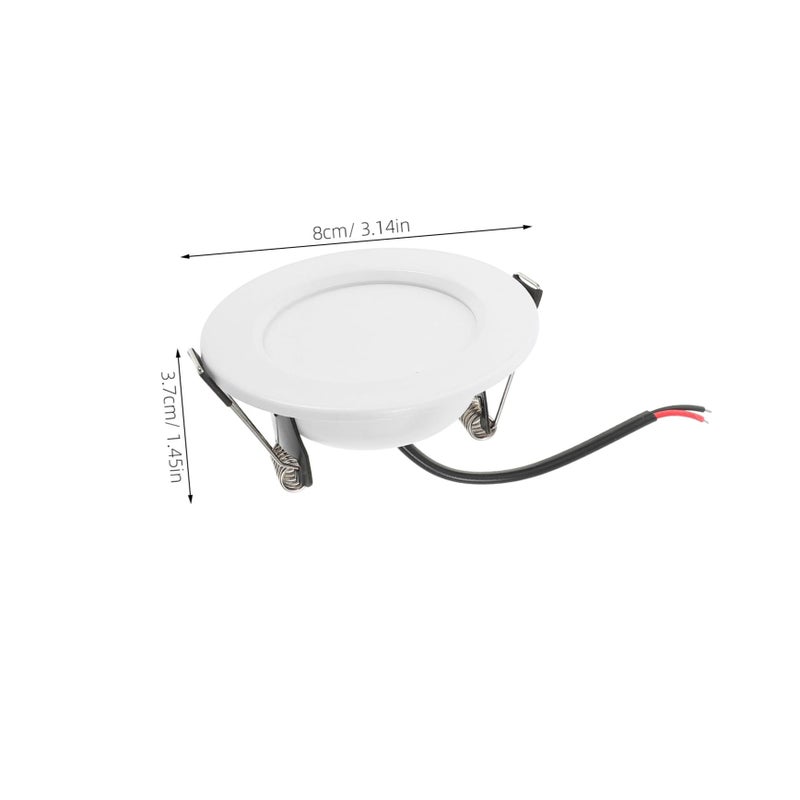White Flush Mount Ceiling Lights 10 Pack Recessed Downlight Bright Soft Illumination for Living Room - Image 3
