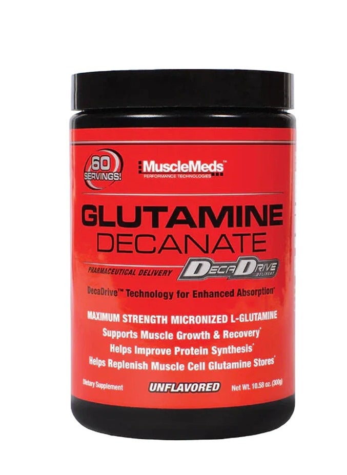 MUSCLEMEDS MuscleMeds Glutamine Decanate, Muscle Recovery 30 Servings 