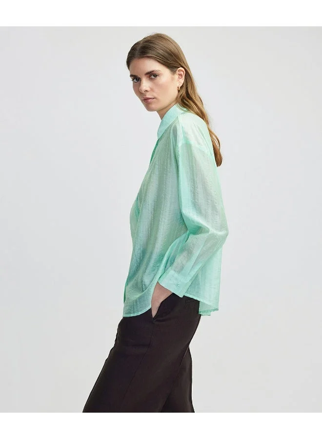 Ipekyol  Regular Fit Drop Shoulder Shirt for Women | Best Price UAE
