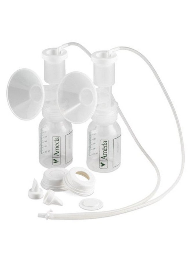 Ameda Discontinued Ameda Dual Hygienikit Breast Pump Kit Sterile for Purely Yours Platinum Elite #17155 | NOT Compatible with MYA Joy, MYA Joy Plus or Pearl Breast Pumps