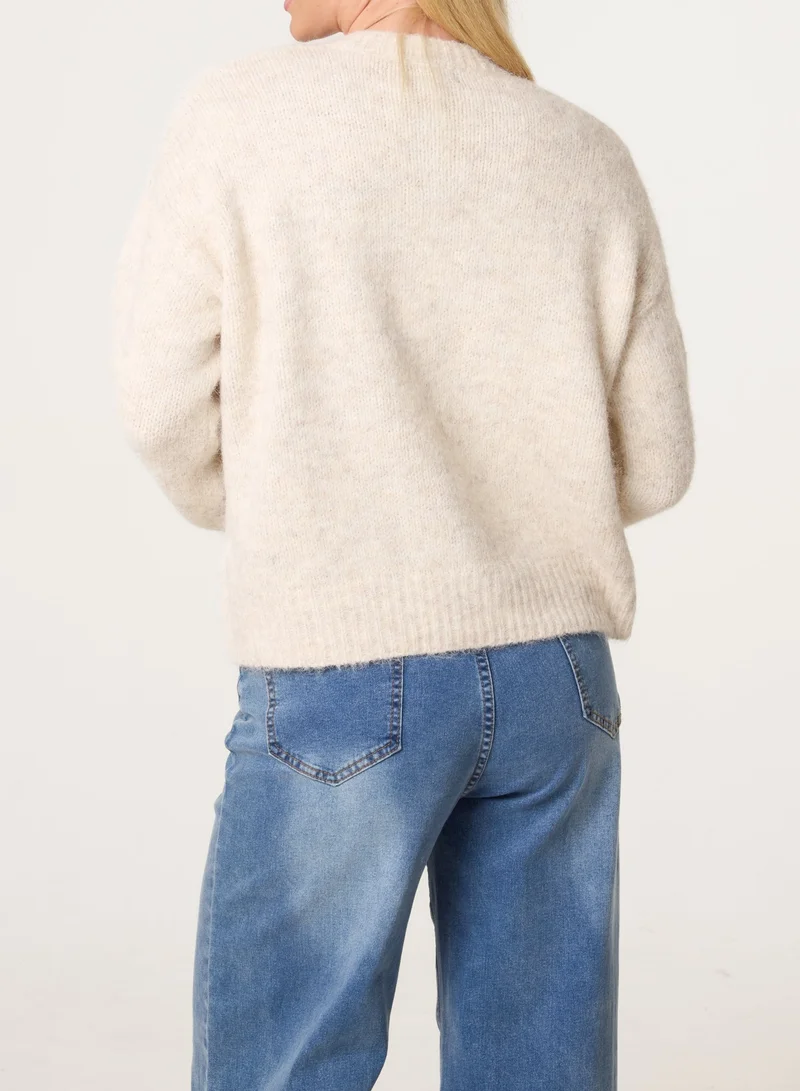 بلو فانيلا كارديجان بأزرار ذهبية متعددة