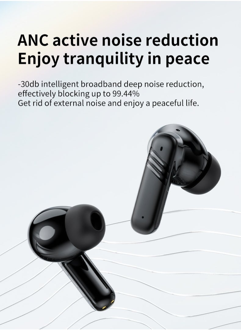 Generic Wireless Bluetooth Earphones, Bluetooth 5.4 Headphones with Multi-Function Touch Screen, ANC/ENC Noise Cancelling, Earbuds for iPhone/Android  - Image 4