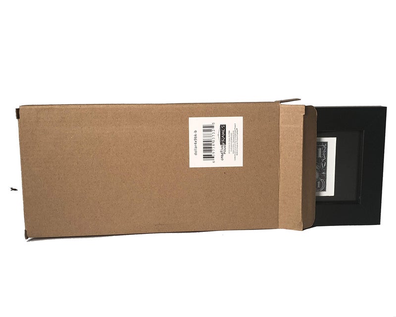 Creative Picture Frames [$4x9bk-b Black First Dollar Frame with Black Matting, Easel Stand and Wall Hanger Included - Image 5