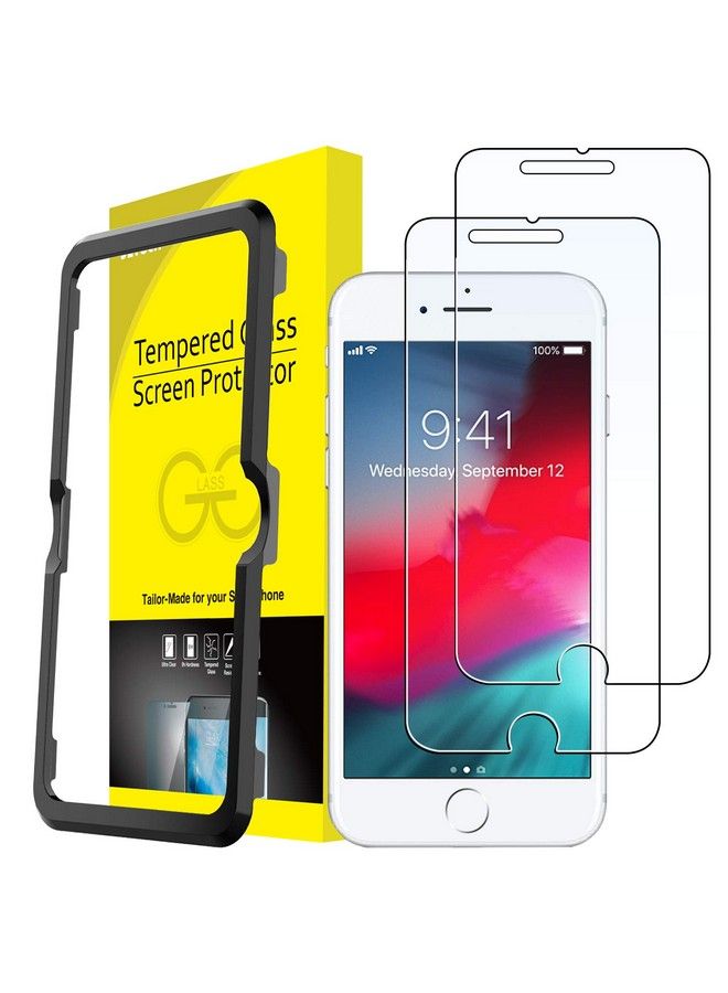 Jetech Screen Protector For Iphone 8 Plus Iphone 7 Plus Iphone 6S Plus Iphone 6 Plus 5.5 Inch Tempered Glass Film With Easy Installation Tool 2 Pack - Image 1