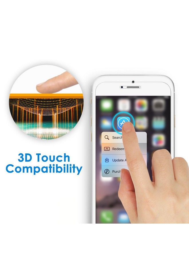 Jetech Screen Protector For Iphone 8 Plus Iphone 7 Plus Iphone 6S Plus Iphone 6 Plus 5.5 Inch Tempered Glass Film With Easy Installation Tool 2 Pack - Image 5
