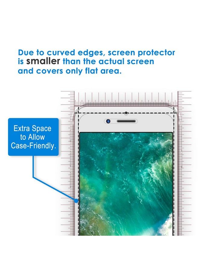 Jetech Screen Protector For Iphone 8 Plus Iphone 7 Plus Iphone 6S Plus Iphone 6 Plus 5.5 Inch Tempered Glass Film With Easy Installation Tool 2 Pack - Image 4