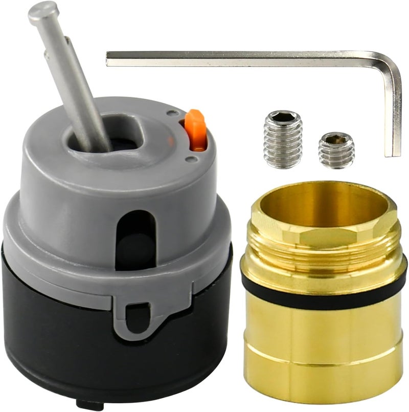 Ahenbal RP50587 Cartridge Replacement for Delta Single Handle Kitchen and Lavatory Faucets, Works with DIAMOND Seal Technology Models Featuring a 36 mm Motion, (Include RP51503 Bonnet Nut） - Image 1