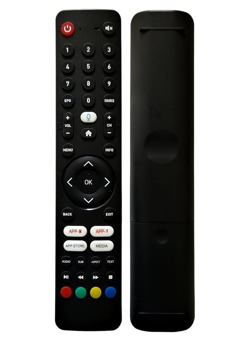Tv Remote control replacement remote Compatible for Non Voice LED Android Full HD Smart LED TV Remote Control. - Image 1