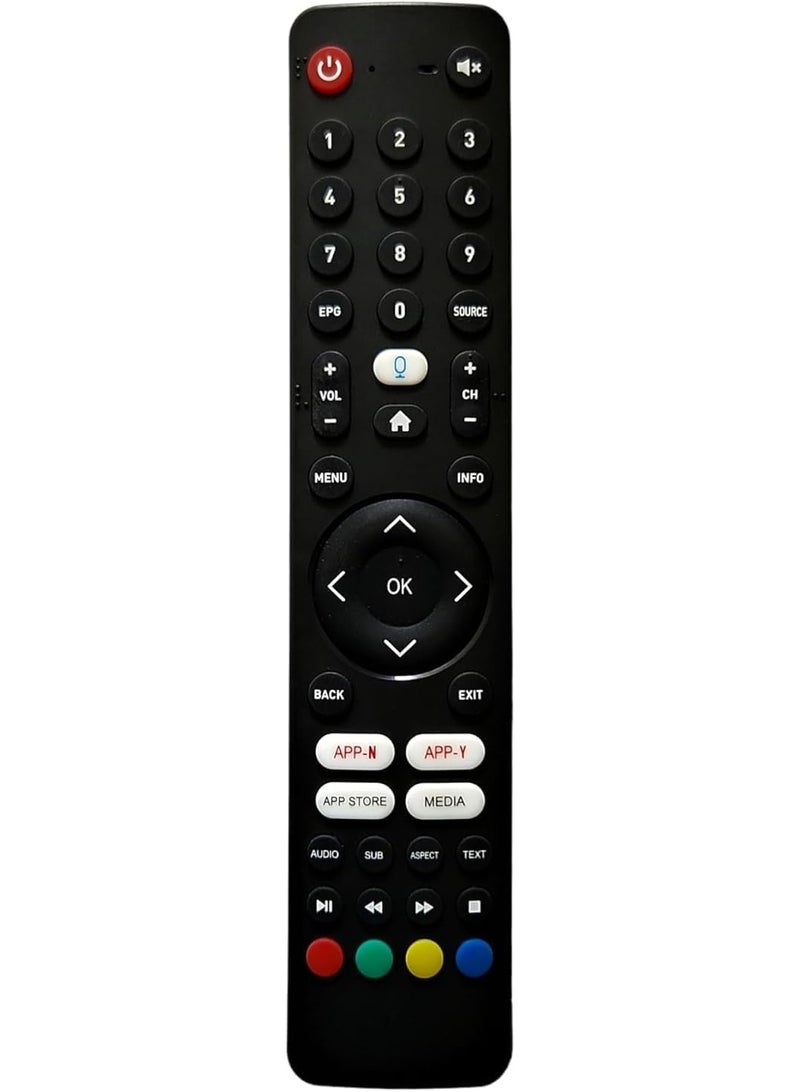 Tv Remote control replacement remote Compatible for Non Voice LED Android Full HD Smart LED TV Remote Control. - Image 2