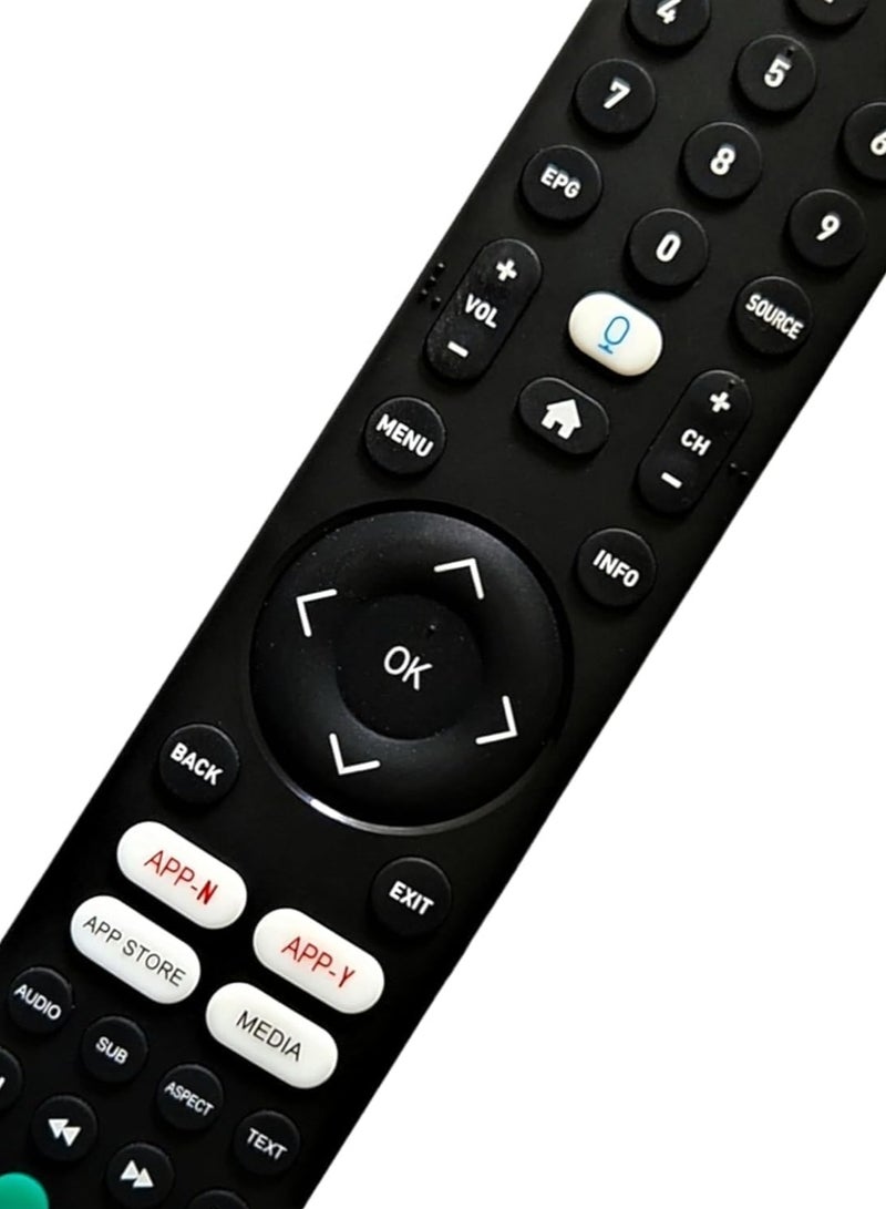 Tv Remote control replacement remote Compatible for Non Voice LED Android Full HD Smart LED TV Remote Control. - Image 4