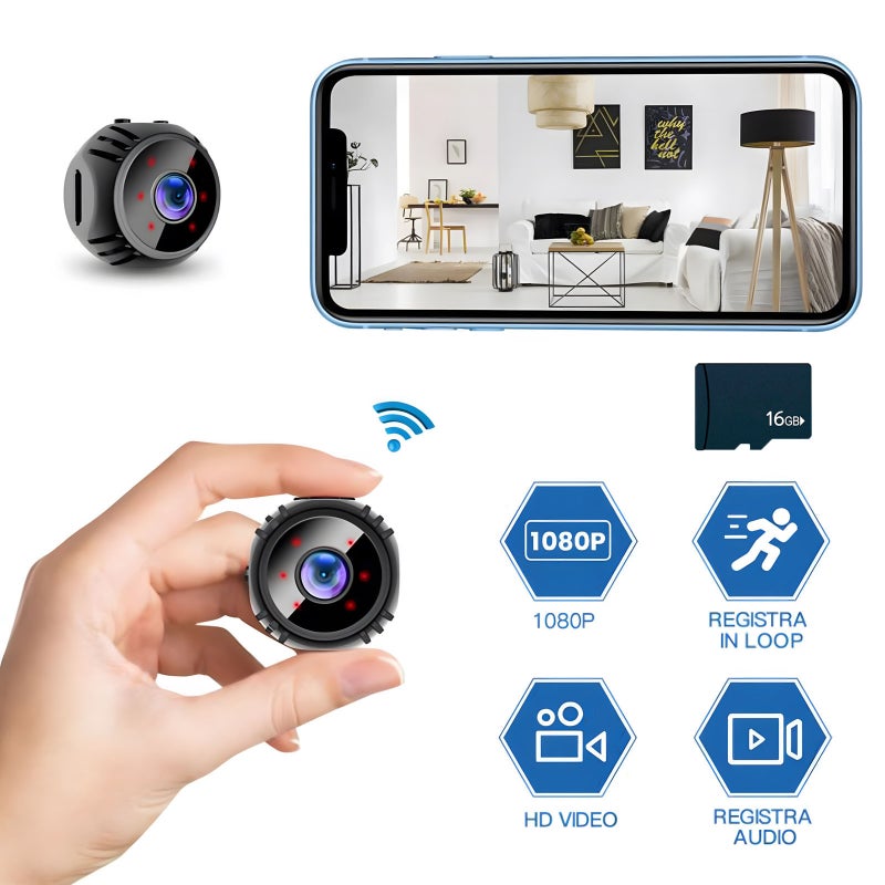 1080P Mini Camera Wifi Babyfoon Draadloze Surveillance Home Security Nanny Camera Real-Time Sturen Mobiele Telefoon Afstandsbediening monitor - Image 2