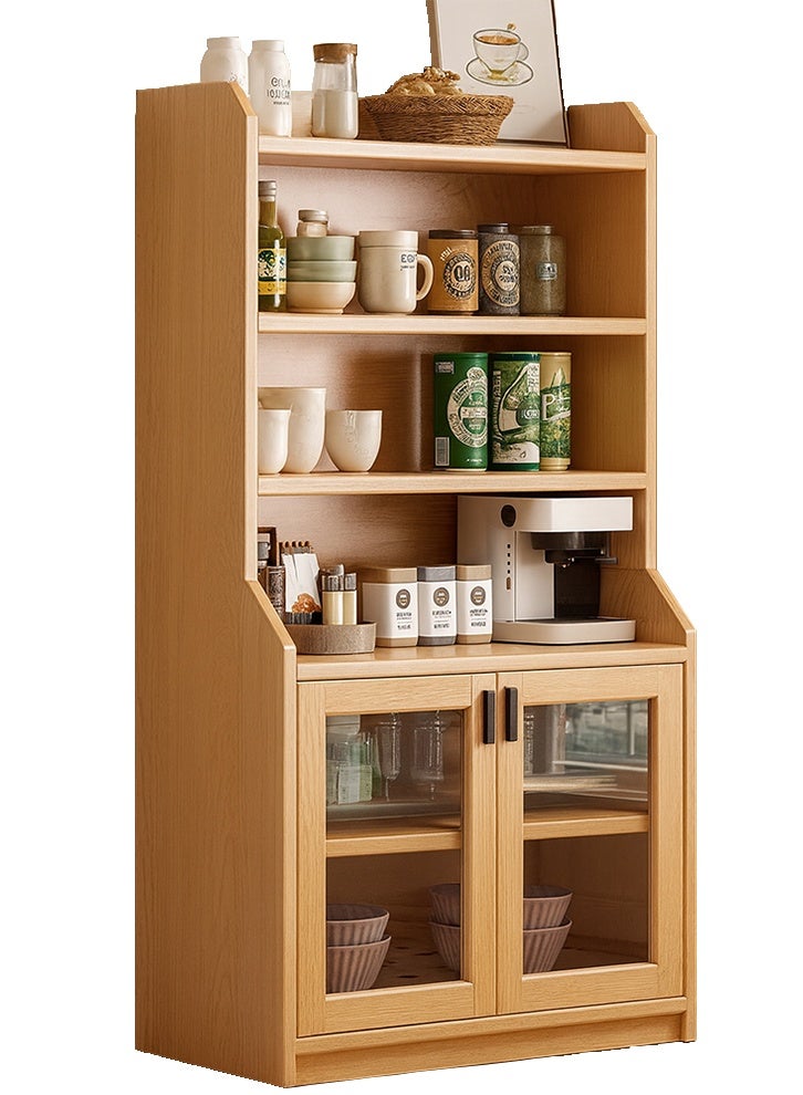 إن كي أكس خزانة تخزين داخل غرفة المعيشة خشب لون بني 80*30*180 سم - Image 5