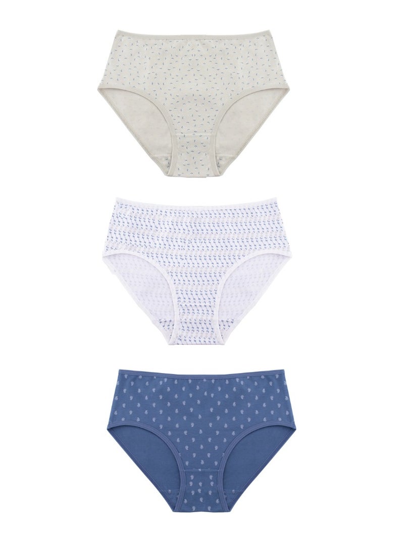 Milk Essences® Women Midi Bundle of 3 Printed Colored Midis  - Image 1