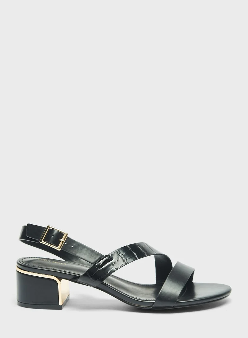 shoexpress Ankle Strap Mid Heel Sandals