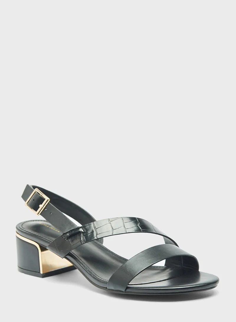 shoexpress Ankle Strap Mid Heel Sandals