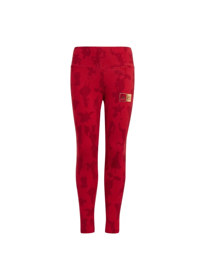 اديداس adidas Lk Dy 100 Leg Red Training Tights 1824