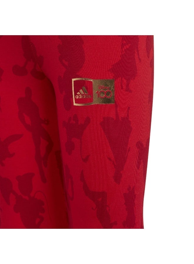 adidas Originals adidas Lk Dy 100 Leg Red Training Tights 1824 - Image 4