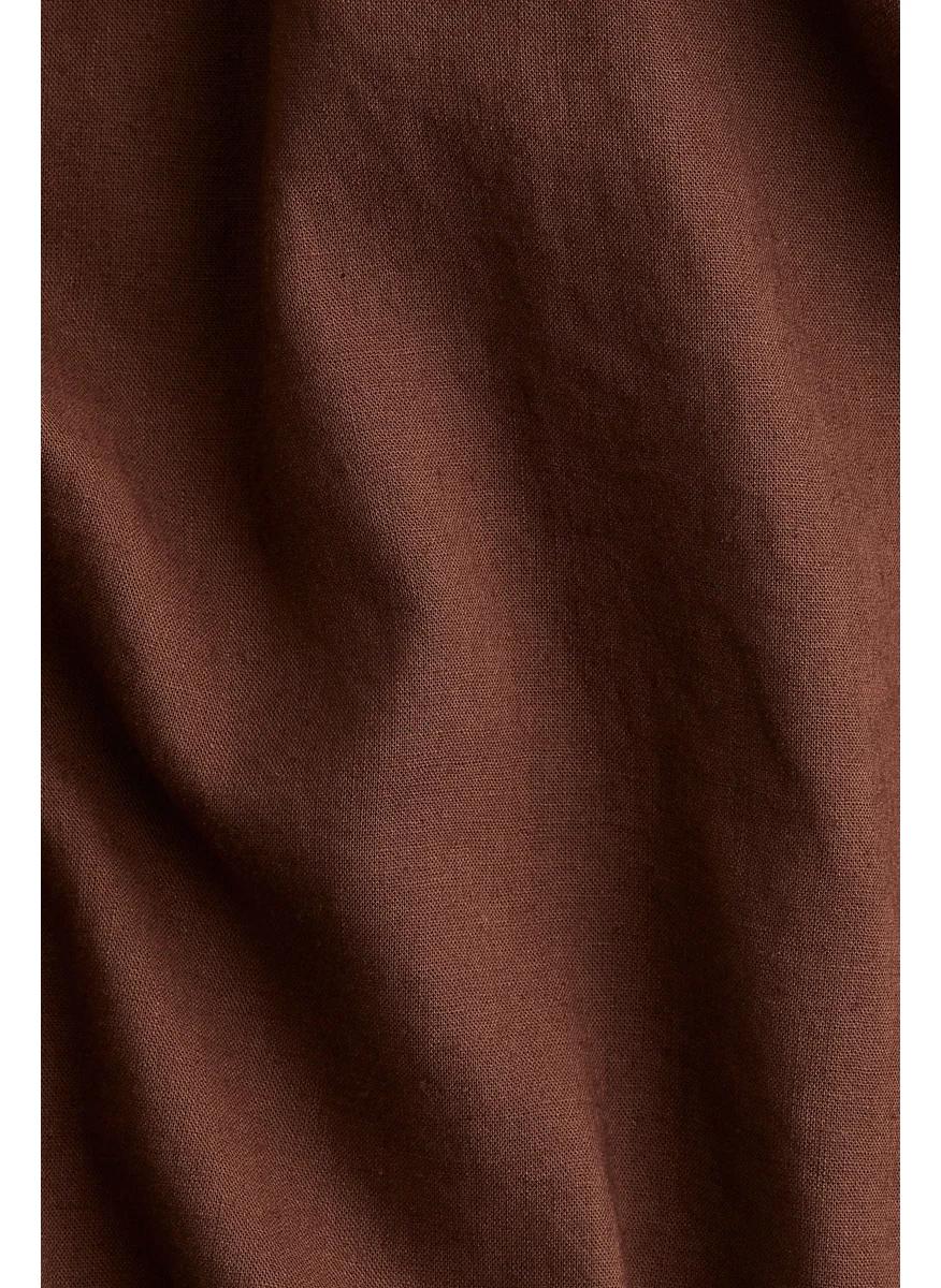 اتش اند ام Linen-Blend Shirt