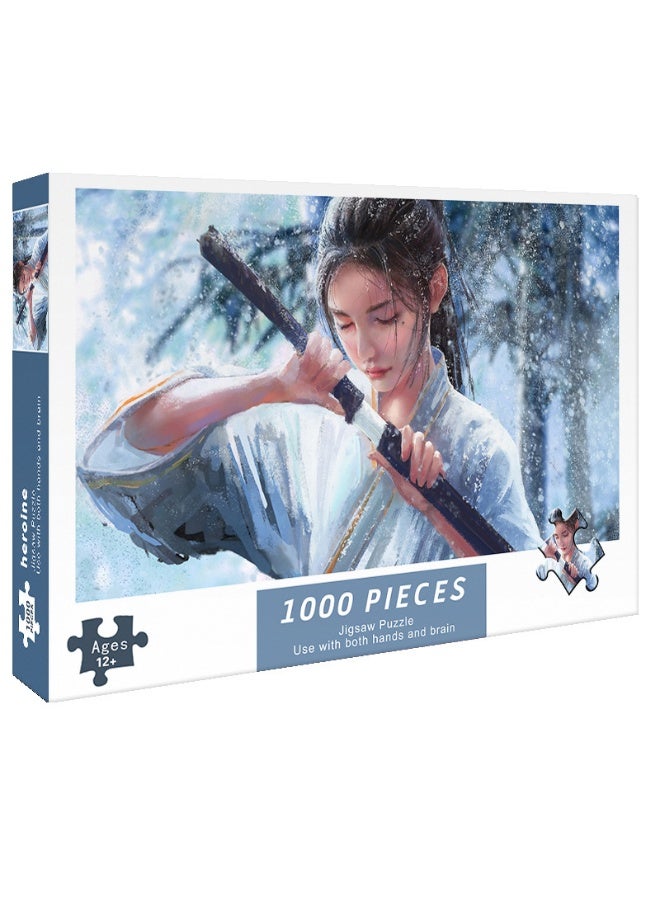 Anna 1000-Piece Anime Themed Jigsaw Puzzle - Fun and Engaging Leisure Activity - Image 1