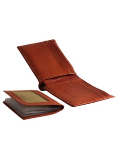 Generic Men's Wallets (AM 2052) Genuine Leather Mens Bifold Wallets with Zipper Coin Pocket Casual Men Purse Slim Wallet.  - Image 5